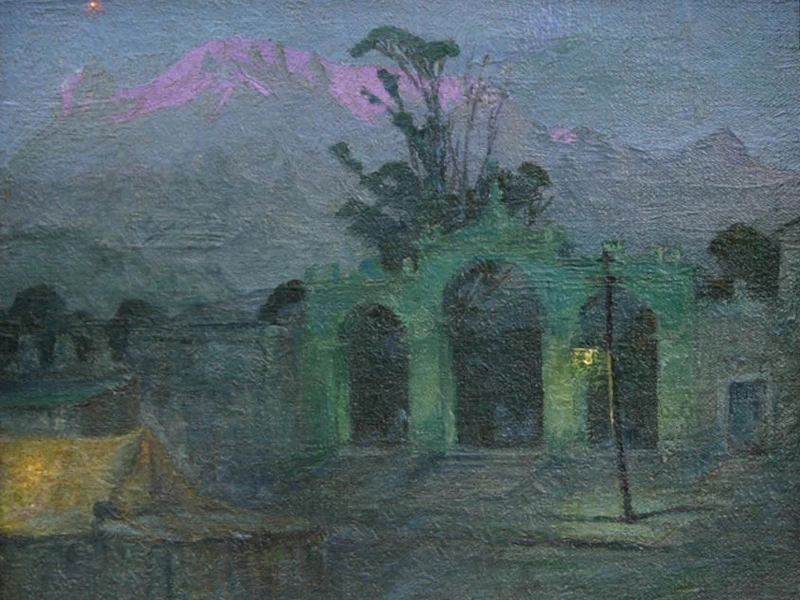 1883-Francisco Romano Guillemin - Plaza de Amecameca, 1921